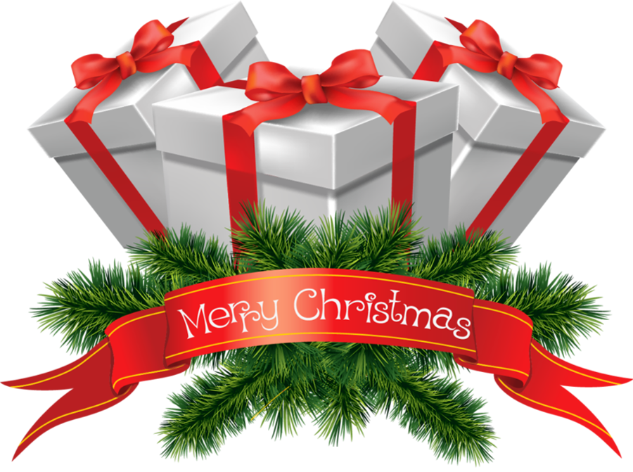 This image has an empty alt attribute; its file name is transparent_merry_christmas_presents_clipart.png
